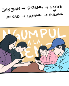 Nongkrong, Foto, Upload: Budaya Populer di Kalangan Gen Z